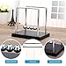 Lamayal Newton’s Cradle Balance Balls, Art in Motion Toys for Kids Adults, Science Physic Psychology Educational Kits Wooden Base