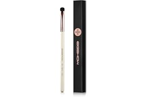 EIGSHOWBEAUTY Small Smudge Brush, Professional Eyeshadow Brush for Smudging, Blending, Filling in, Premium Synthetic Bristles Tapered Eye Makeup Brush - Ivory