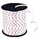 Coobey 300 Yards Curling Ribbon Heart Balloon Ribbons Roll Crimps Ribbon for Valentine's Day Party Festival, Balloon Gift Wrapping, Art Craft, 5mm (White)