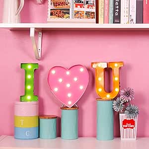 RUNDE Y & M Decoración de Bodas y Letra Luces y fotografía Luces