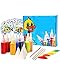 PRALB Sand Art Kit 12 Colors Colored Sand Art Kit Art Sand Scenic Sand Wiht 12 Sheets Sand Art Painting Cards Brush Wooden Pen Paper Funnel Set Children Art Toy Sand Art Colored Sand Sand Art Bottles