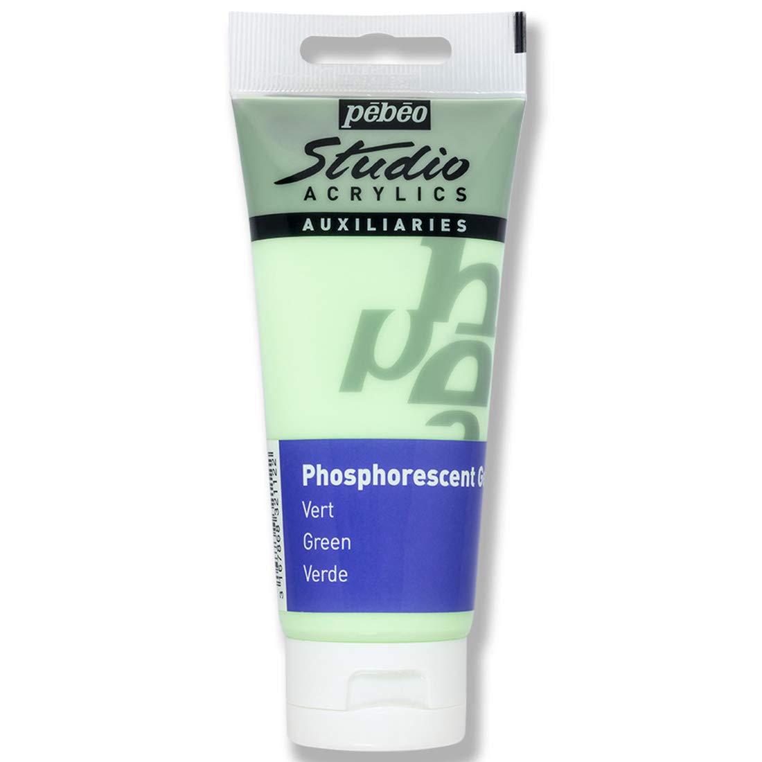 PEBEO Phosphorescent Gel - Green, 100 ml