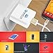 Quick Charge 2.0, JDB 18W Turbo USB Charger Travel Wall Charger for Galaxy S7 / S6 / S6+ / Edge, LG G4, HTC One M9, Sony Xperia Z5 / Z4 Tablet, iPhone and More (with 3Ft Micro USB Cable)-White