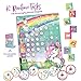 Unicorn Chart to Success| Magnetic Dry Erase| Daily Routine Responsibility Chore Chart for Kids| 80 Reward Tiles| 70 Tasks, Including Behavior and Self-Care| Fun Design for Girls| Raising a Star