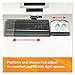3M Sit/Stand Easy Adjust Keyboard Tray with Adjustable Keyboard andMouse Platform, 23 in Track