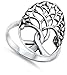 Tree of Life Branches Fashion Ring New .925 Sterling Silver Band Size 11
