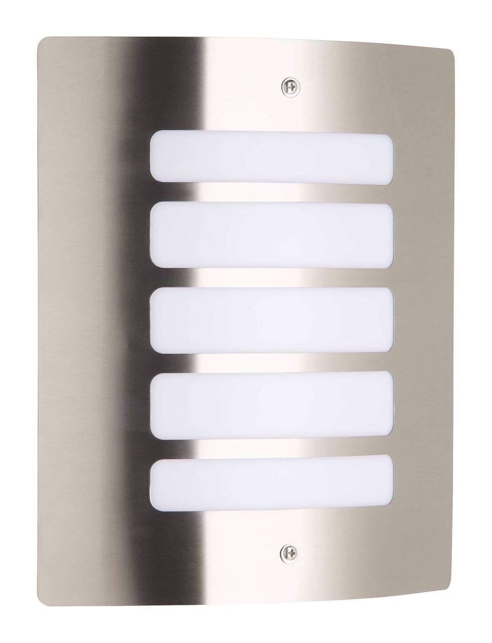 Brilliant Todd 47682/82 Outdoor Wall Light 1 x E27 Maximum 60 W Plastic Stainless Steel