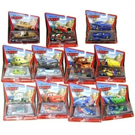 Disney Pixar Cars Luigi&Guido with shaker and glasses die cast vehicles