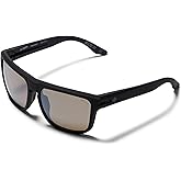 Spy Optic Men's Region Polarized Square Sunglasses, Soft Matte Black, 59mm