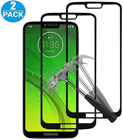 OZISON Screen Protector Compatible with Moto G7, HD Anti-Fingerprints Scratch Resistance Bubble Free 9H Hardness Tempered Glass [2 Pack]