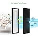 isinlive FLT4825 True HEPA Air Purifier Replacement Filter B Compatible with Guardian Technologies models AC4825 AC4850PT AC4900CA PureGuardian AP2200CA and Black Decker BXAP148 (AC4300)