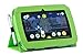 i-UniK Leapfrog Epic & Leapfrog Epic Academy Edition Case Custom Folio Kickstand Hand Strap Tablet case for Leapfrog Epic Tablet Bonus Stylus (Light Green)