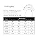 Leadingstar Women’s Long Sleeve Crew Neck Lace Hem Patchwork Loose Casual Dress