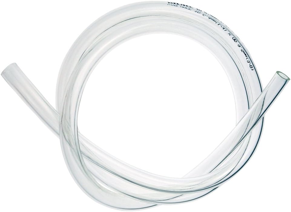 Koolance HOS-13CL Tubing, PVC Clear, Dia: 13mm x 16mm (1/2in x 5/8in), Ea: 305mm (1ft)