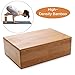 Wooden-Life Bamboo Yoga Block (1 PC), Bamboo Handstand Block,Support Brick to Deepen Poses, Improve Strength and Aid Balance and Flexibility, Non-Toxic, Odorless, and Water-Resistant