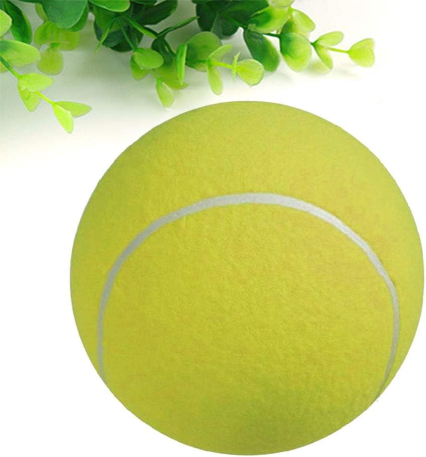 Tomaibaby 9.5 Inch Giant Tennis Ball with Air Needle for Large Dogs Outdoor Pet Toy Fetch and Training - Image 3