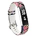 RedTaro Bands Compatible with Fitbit Alta/Fitbit Alta HR,Blue Floral,Standard Size for 5.5