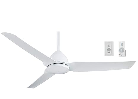 Minka Aire F753 Whf Java Flat White 54 Outdoor Ceiling Fan
