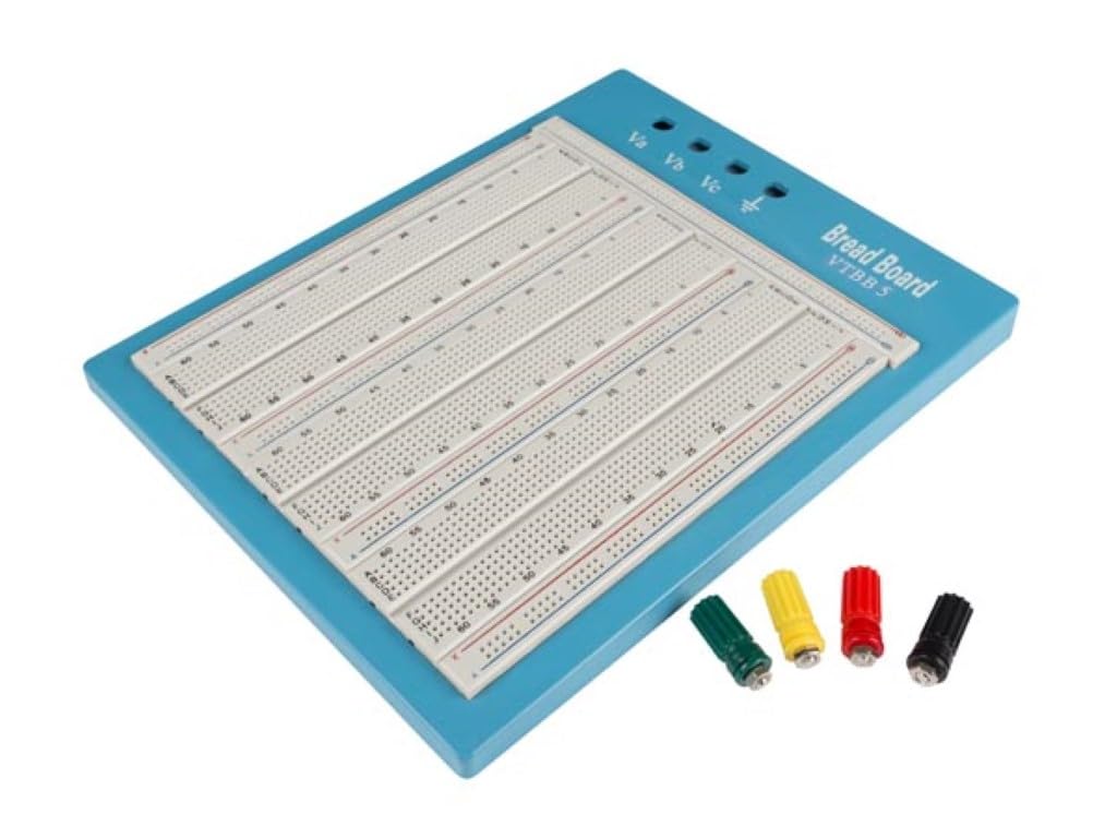 Velleman VTBB5 High-Quality 2420 Holes Breadboard, Multi-Colour