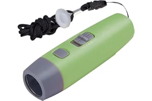 Electric Whistle - Referee Handheld Whistle with Cord | 3 High Volume Battery Operated Sound Device for Football Basketball V