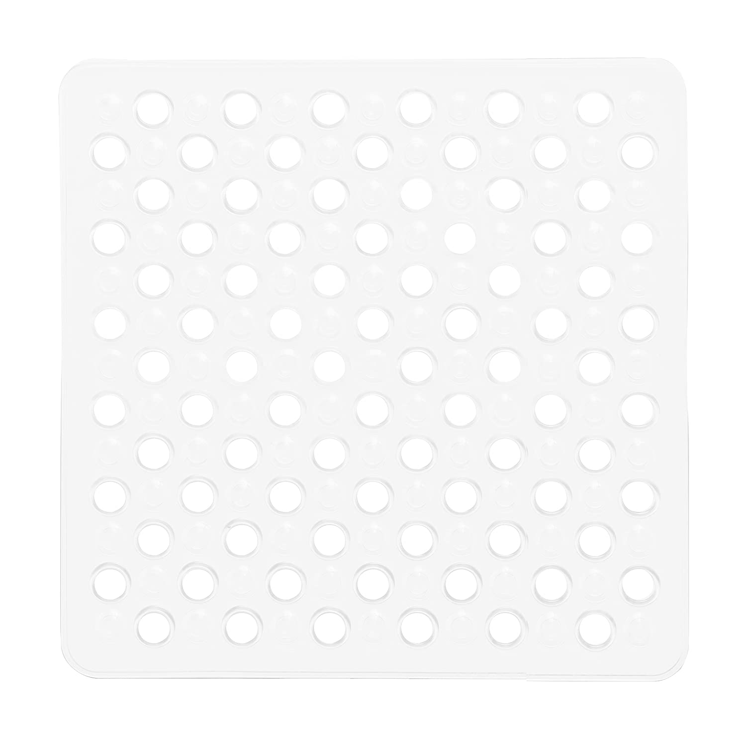 Gedy G-Maim Non-Slip Shower Mat with Suction Cups, Size: 50 x 50 cm, Resin Bath Mat, White Finish, R&S Design, Made in Italy, Machine Washable Rug, 2 Year Warranty
