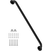 36 Inch Shower Grab Bar Oil Rubbed Black, Munzong Anti Slip Bathroom Grab Bar, Knurled Bathroom Balance Bar,Safety Hand Rail 