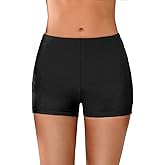 Udazzlo Swim Short for Womem Swim Bottom Swimsuit Boyshort Bathing Suit Bottoms Tankini Swimwear Board Shorts