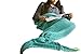 U-miss Mermaid Blanket Crochet and Mermaid Tail Blanket for adult, Super Soft All Seasons Thicken Sleeping Blankets (71