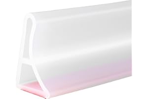 Duzzy 39 Inch Collapsible Shower Threshold Water Dam, Shower Dam Strip Water Stopper, Ideal for Wheelchair Accessible, Suitable for ADA Handicap Showers Bathroom