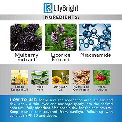 LilyBright Intimate Area Dark Spot Corrector, Made in USA, Multi