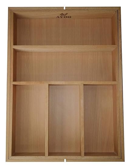 Buy Avoq Beech Wood Sliding Cutlery Drawer Organizer Online At