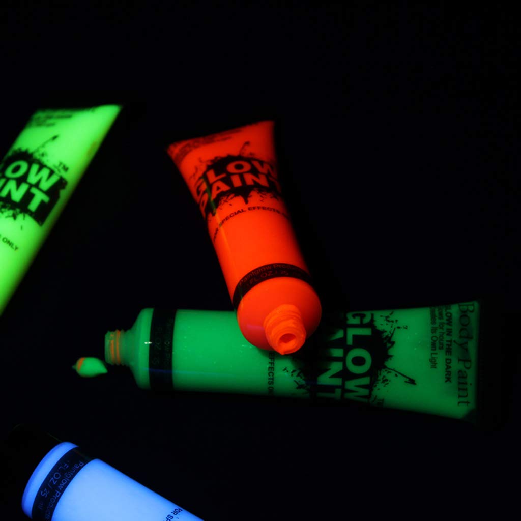 Mua 全6色 Uv グローネオン フェイス ボディ ペイント チューブ メイクアップ用 蛍光塗料 Tren Amazon Nhật Chinh Hang 21 Fado