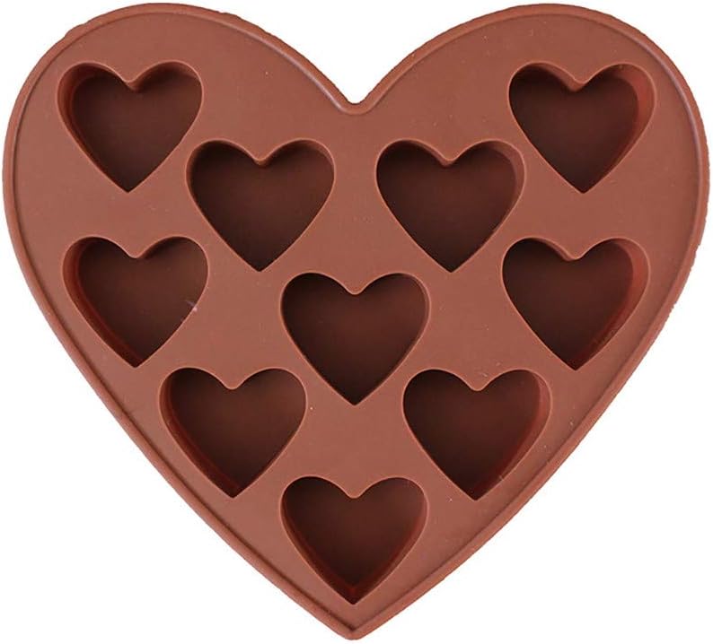 Hunpta 3d Amour En Forme De Cœur Moules En Silicone Fondant Gateau Moule A Chocolat Cafe Patisserie Moules A Patisserie