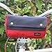 TOURBON Canvas Cycling Bike Bicycle Handlebar Bag Top Tube Pouch - Blue