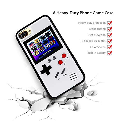 Gameboy Phone Case for iPhone, Handheld Retro Video Game Console Compatible with iPhone 11 Pro 11 X Xs 6 6s 7 8 Plus (iPhone 6/6s/7/8, 4.7")