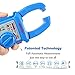 Clamp Multimeter Janisa MT100 Digital AC DC Clamp Meter Current Voltage Meters Fully Automatic Resistance Capacitance Tester 600 Amp 5999 Counts Ammeter