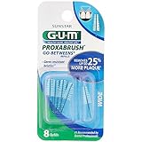 GUM Go-Betweens Proxabrush Refills Wide [614] 8 Each (Pack of 5)