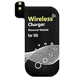 Qi Charging Receiver for Galaxy S5, DLAND 0.5mm Ultra-thin Qi Standard Wireless Charging Receiver Module for S5 i9600 Black (Galaxy S5)