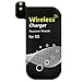 DLAND Qi Charging Receiver 0.5mm Ultra-Thin Qi Standard Wireless Charging Receiver Module Compatible with S5 i9600 Black