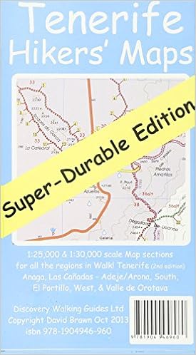 Tenerife Hikers Super Durable Maps Amazoncouk David - 