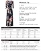 Zattcas Womens 3/4 Sleeve Floral Print Faux Wrap Long Maxi Dress With Belt multi navy XX-Large