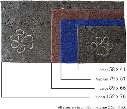 Dog Gone Smart Dirty Dog Microfiber Paw Doormat Muddy Mats For