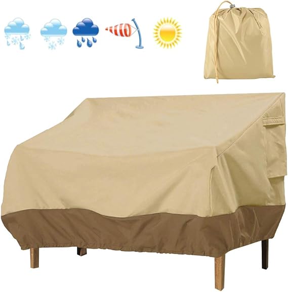 Garden Loveseat Covers Waterproof Patio Bench Seat Cover Heavy Duty