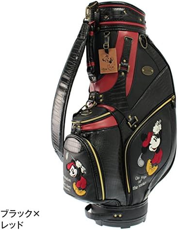 ディズニー クラシックミッキー キャディバッグ 9型 メンズ ゴルフ Dn 0b1008cb ブラックxレッド 9 Disney ディズニー メンズキャディバッグ Amazon