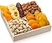 Freshly Roasted Gourmet Nuts dried fruit Gift Basket, Nut Gift Tray 4 section Medium Gift Tray