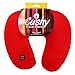 GPCT Microbead Massage Neck Pillow (U Shaped, Massage Vibrations, Ultra Comfort, Neck Support, Relaxation, Home & Travel Pillow) - Red