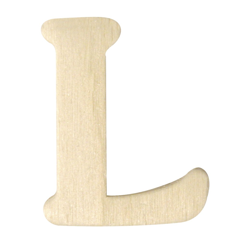 RAYHER HOBBY 6161100 Wood Letter, 4 cm