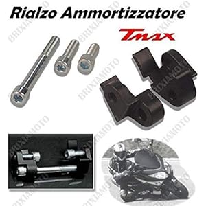 one by Camamoto cod 77520680 complete schokdemper riser kit met staander compatibel met yamaha xp t-max 500 jaar 2001…