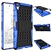 Sony Xperia Z5 Premium Case - MoKo Heavy Duty Rugged Dual Layer Armor with Kickstand Protective Cover for Sony Xperia Z5 Premium 5.5 Inch Smartphone 2015 Edition, Blue