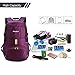 BONLEX Foldable Backpack Packable Travel Backpack - 35L Durable Ultra Lightweight Water Resistant Packable Daypack Handy for Hiking,Camping,Traveling,Backpacking Outdoor Sports (Purple)